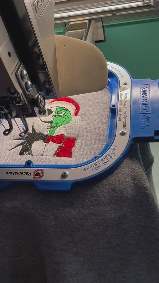 Grinch/Jackskeletion Sweater